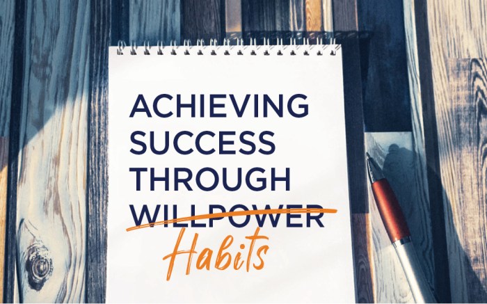 Habits successful financially